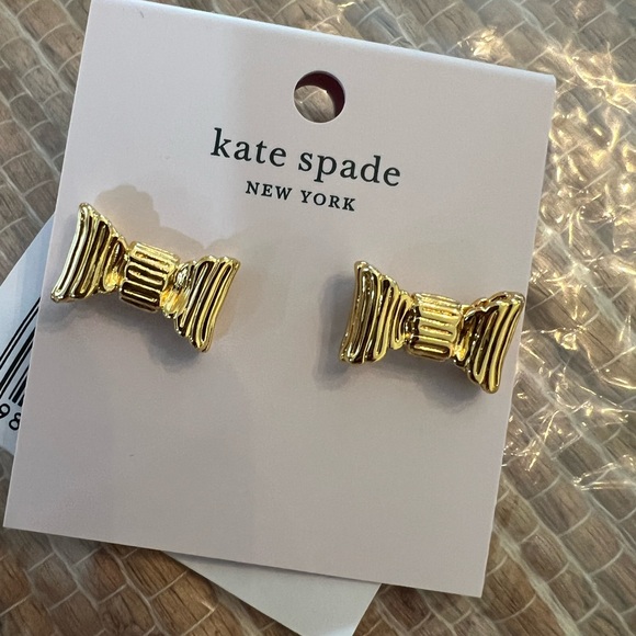 BNWT Kate Spade Bows and Beads  Necklacee and Earrings Set - Picture 2 of 6